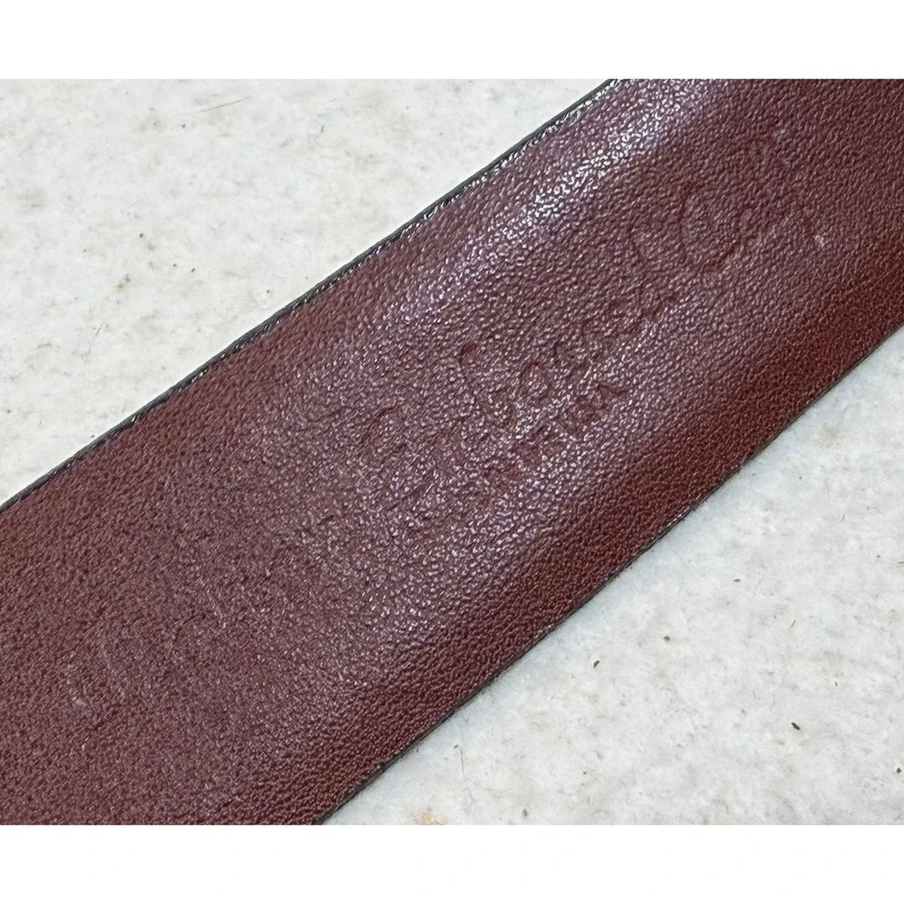 Paul‎ Fredrick Leather Belt Mens 50